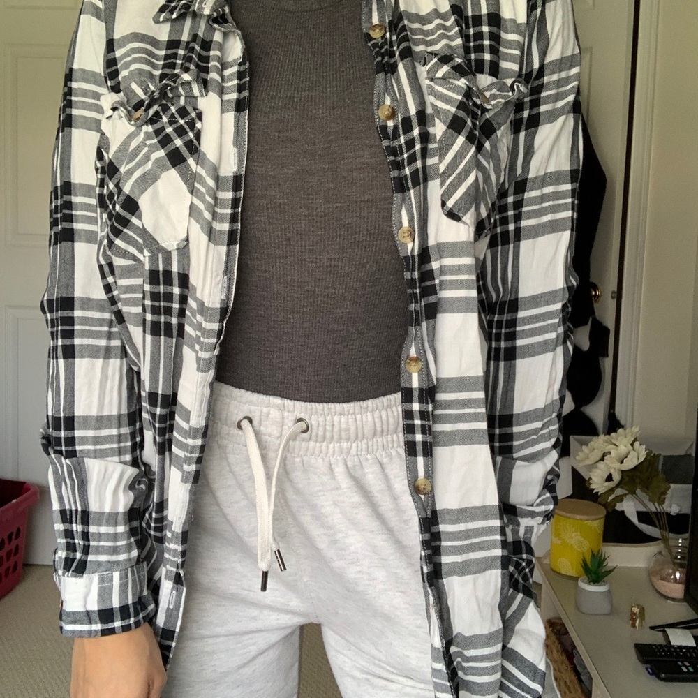 plaid shirt